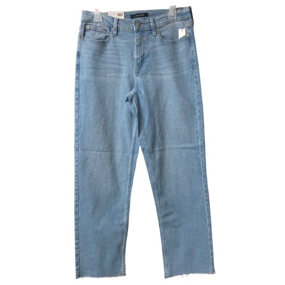 CALVIN KLEIN HIGH VINTAGE STRAIGHT JEANS NEW WITH TAG - Picture 4 of 14